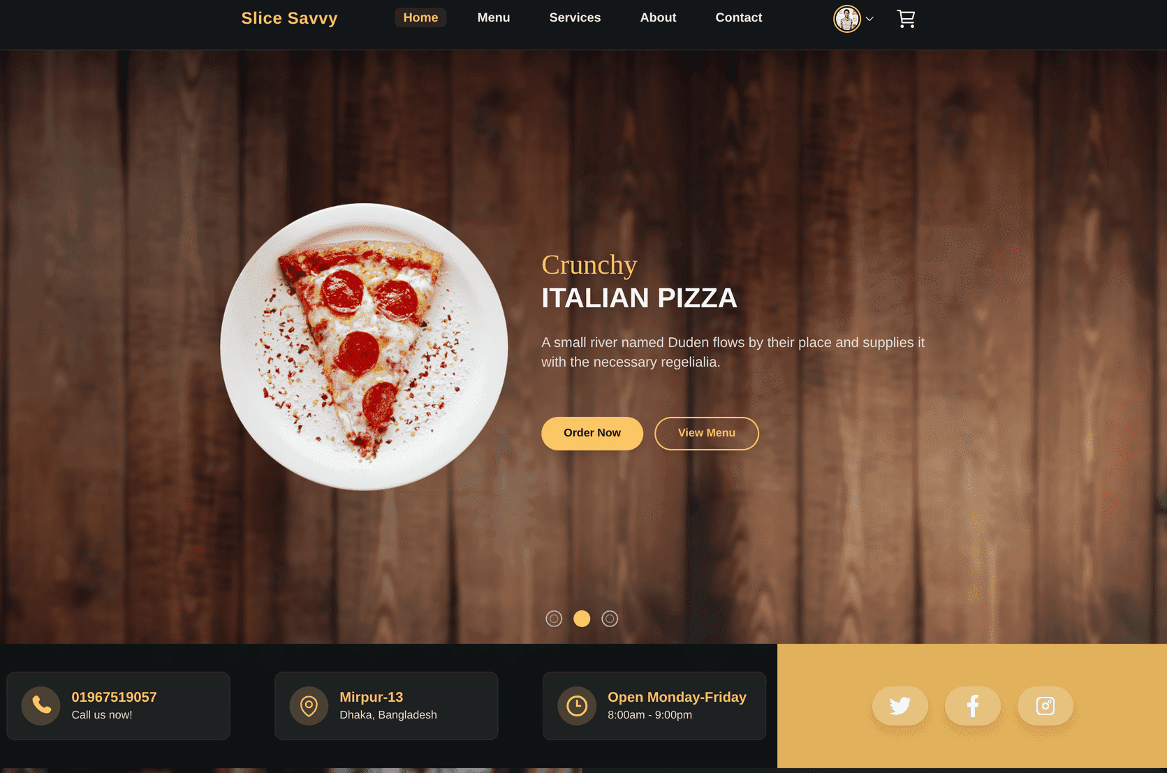 Full Stack Project  - Food Ordering website